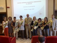 Le imprese femminili premiate dal Presidente Roncarati