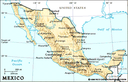 Cartina geografica del Messico